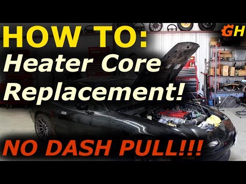 Heater Core Replacement WITHOUT Dash Pull!!! | Reborn ...