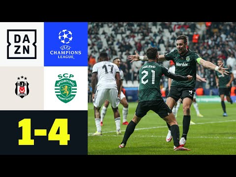 Doppelter Coates entscheidet 6-Punkte-Spiel: Besiktas - Sporting 1:4 | UEFA Champions League | DAZN