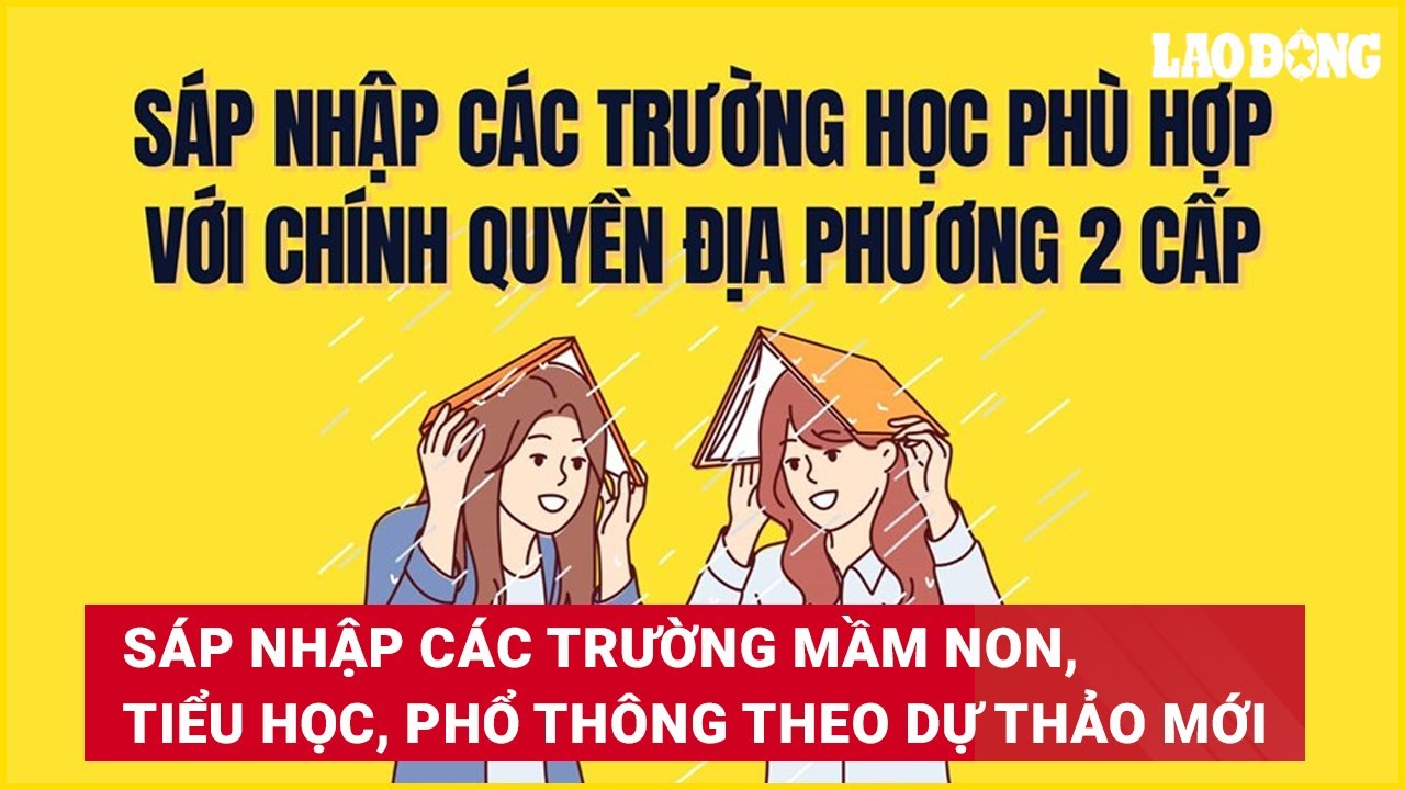 Sáp nhập các trường mầm non, tiểu học, phổ thông theo dự thảo mới