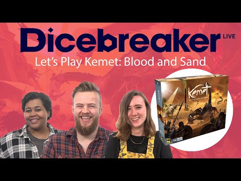 New edition of one of Wheels' favourite games! | Let's play Kemet: Blood and Sand LIVE
