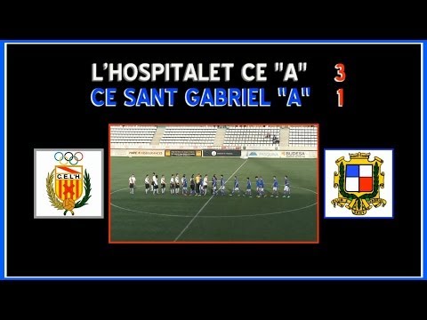 2013-14 Cadete Preferente - J5 - L'Hospitalet CE-CE Sant Gabriel 3-1 (sonido ambiente)