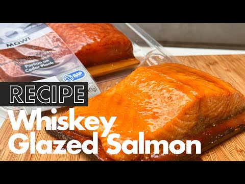 Mowi Atlantic Salmon - Whiskey Glazed Plank - Let's celebrate fathers day with some grilled salmon!