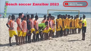 Beach soccer Zanzibar 2023 nusu fainali @DiscoverZanzibar.