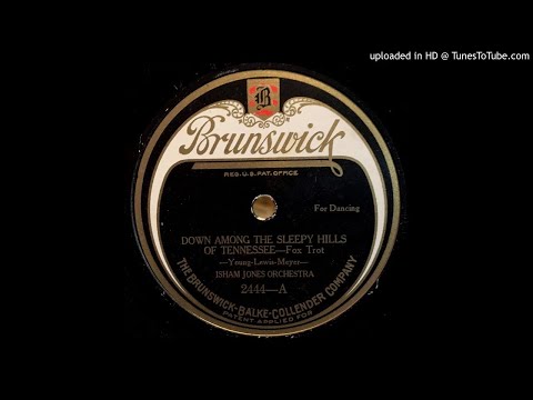 Isham Jones Orchestra ‎– Down Among The Sleepy Hills Of Tennessee (1923)