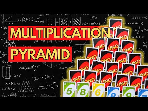 MULTIPLICATION WAR Pyramid Version | Gameschooling Multiplication Card Games