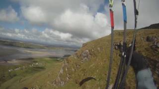 preview picture of video 'paragliding ardara co donegal (little cloud spiruline)'
