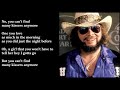 Hank Williams Jr.  - You Can't Find Many Kissers LYRICS