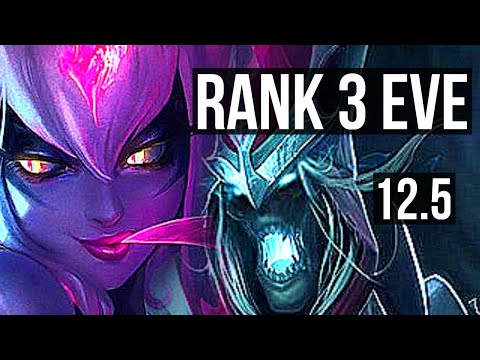 EVE vs KARTHUS (JNG) (DEFEAT) | Rank 3 Eve, 9 solo kills, Legendary, 18/5/8 | EUW Challenger | 12.5