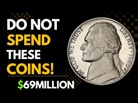 Top 5  Most Valuable Jefferson Nickels of the 1980s | Rare 5 Cent Coins Worth BIG Money!