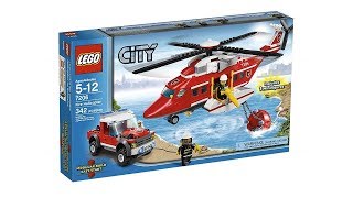 YouTube thumbnail: LEGO City Fire Helicopter (7206)