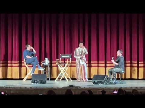 Leslie Odom Jr. sings “a change is gonna come” at the United Palace theater.