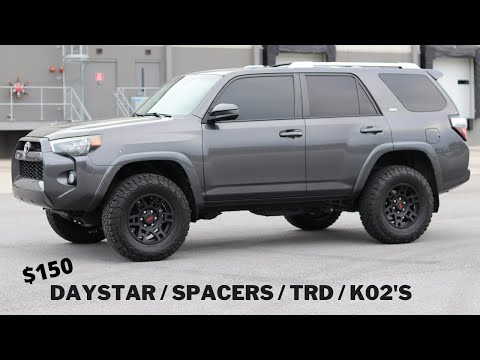 CHEAP & EASY 4Runner Lift Kit - Daystar 2.5" / 275's / 1.25" Spacers