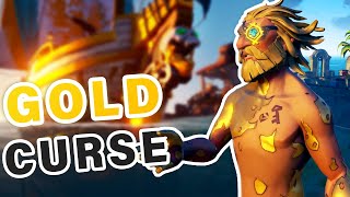 I Finally Got the GOLD CURSE from the Shores of Gold ► Sea of Thieves