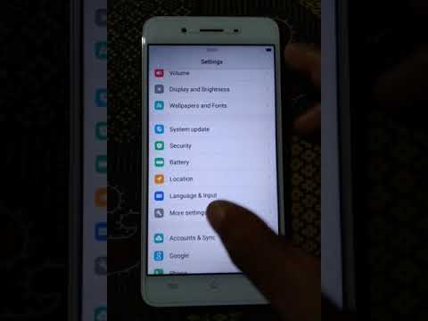 Vivo y55s(1610) full restore factory and erase internal storage