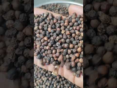 A grade dried black pepper