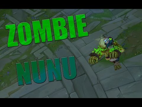Zombie Nunu Skin Spotlight LOL  - League of Legends