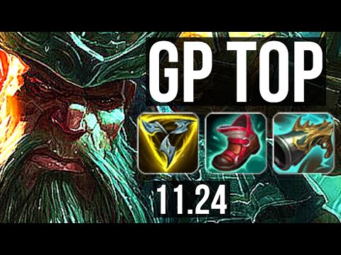 GANGPLANK vs SHEN (TOP) | 15/2/7, Rank 7 GP, Legendary | EUW Challenger | 11.24