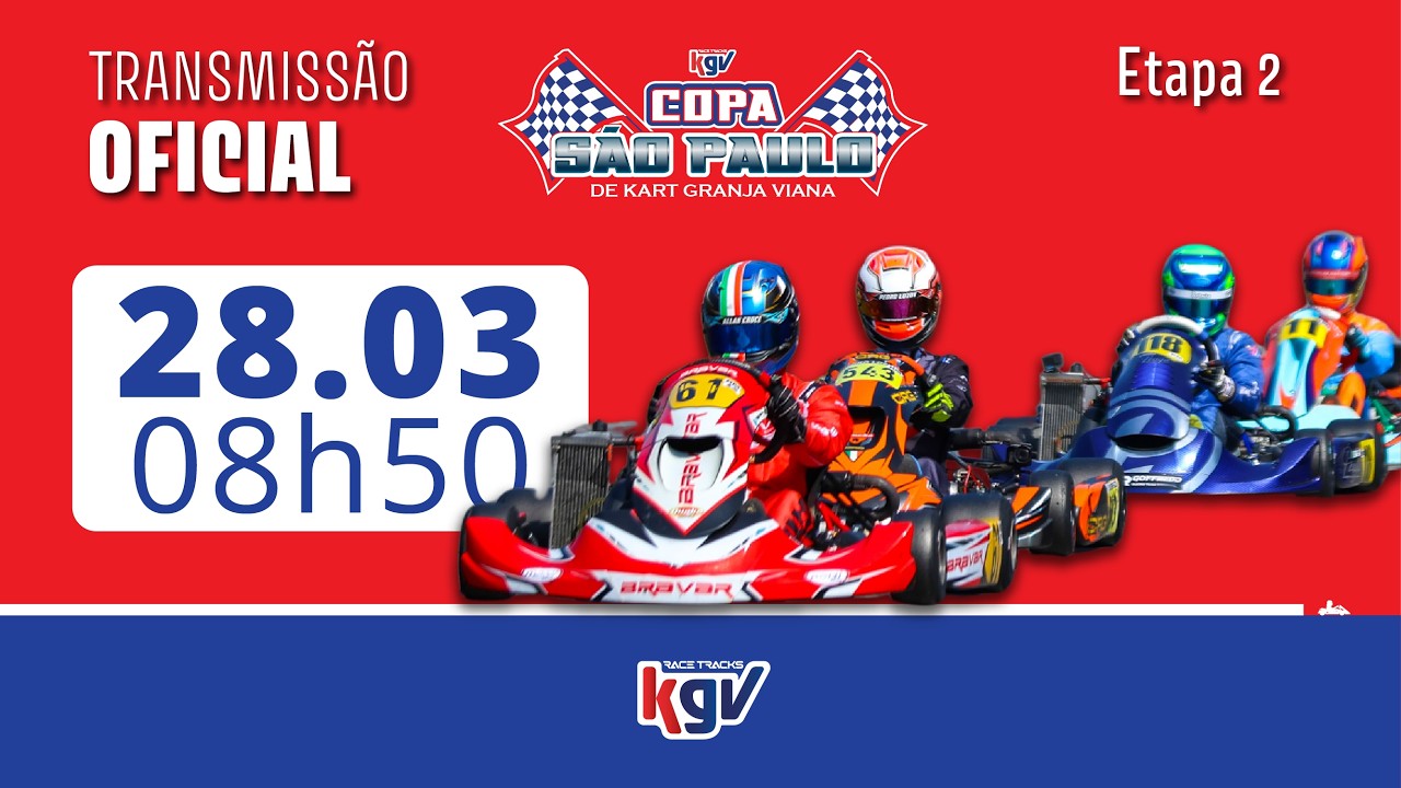 Copa São Paulo de Kart KGV - 2ª Etapa - Sábado 28/03/2026