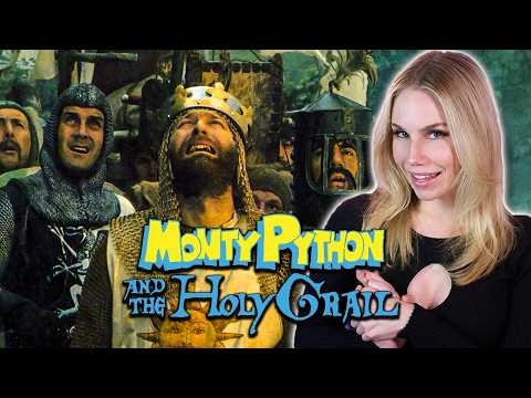 I FINALLY UNDERSTAND THE MALE BRAIN 🤣… First Time Watching MONTY PYTHON & THE HOLY GRAIL!!