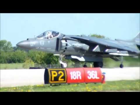 USMC AV-8B Harrier II Demonstration at EAA Airventure 2015 Saturday