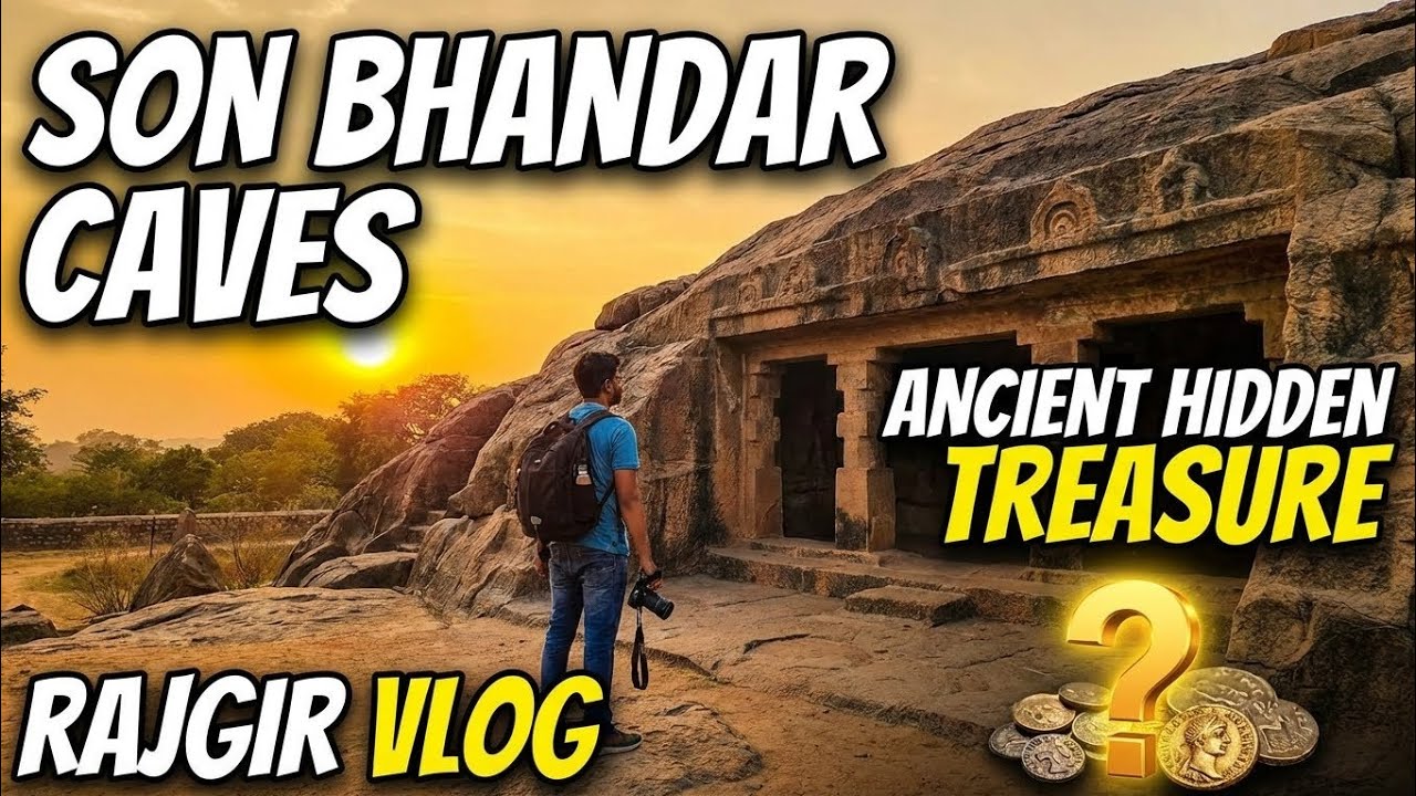 Exploring Son Bhandar Caves in Rajgir Bihar | Ancient Hidden Treasure of Bihar | Rajgir Vlog