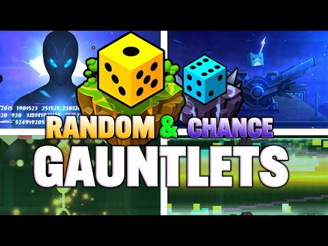 Geometry Dash's *NEW* Random & Chance Gauntlets 100% COMPLETE! + (NEW GAUNTLETS REVEALED?)