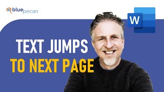 How Do I Stop Text From Jumping to the Next Page in Word ? | Word Skips Half a Page