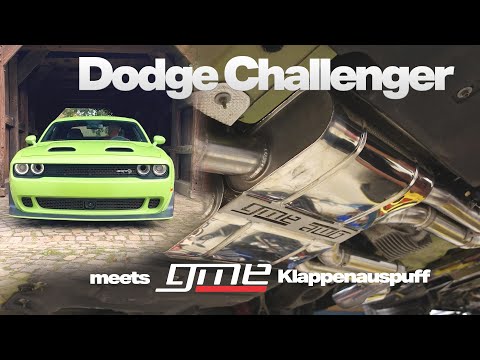 Dodge Challenger Hellcat meets GME Klappenauspuff - GME Performance