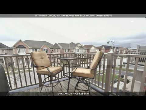 677 SPEYER CIRCLE, MILTON HOMES FOR SALE, MILTON L9T0Y5, Ontario - Virtual Tour