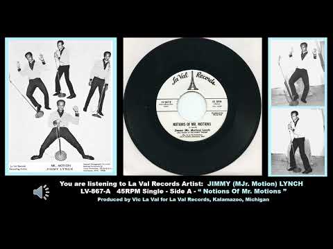 JIMMY LYNCH - "Notions of Mr. Motion"  -  La Val Records LV-867-A