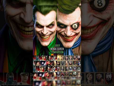 Joker-Charakterauswahl im MK vs. DC-Universum, Injustice 1, Injustice 2 und MK11 #mortalkombat
