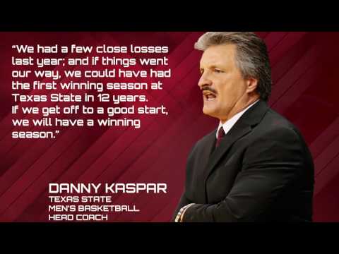 2015-16 Men's Basketball Media Telconference: Texas State Head Coach Danny Kaspar