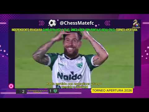 ⚽💥Independiente Rivadavia 2 - Sarmiento de Junín 1