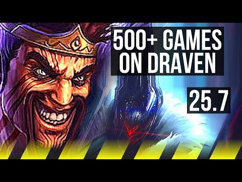 DRAVEN & Vel'Koz vs JHIN & Zilean (ADC) | 22/0/7, Legendary, 58k DMG | EUNE Master | 25.7
