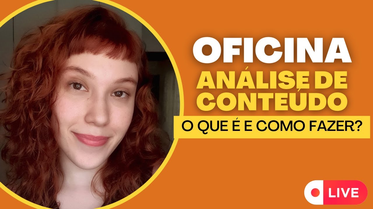 Oficina Laletec 2022 - Análise de conteúdo (Bardin), com Giovana Armidoro Rabêlo.