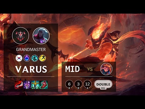 Varus Mid vs Zoe - KR Grandmaster Patch 11.3