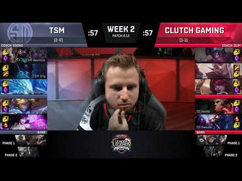 TSM Bjergsen Anivia VS CG Febiven Swain Highlights   2018 NA LCS Summer W2D1