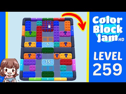 Color Block Jam Level 259 Solution Walkthrough