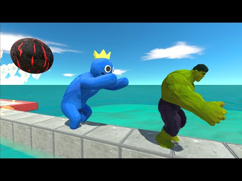 Creepy Monster Run Away from the Fireball - Animal Revolt Battle Simulator