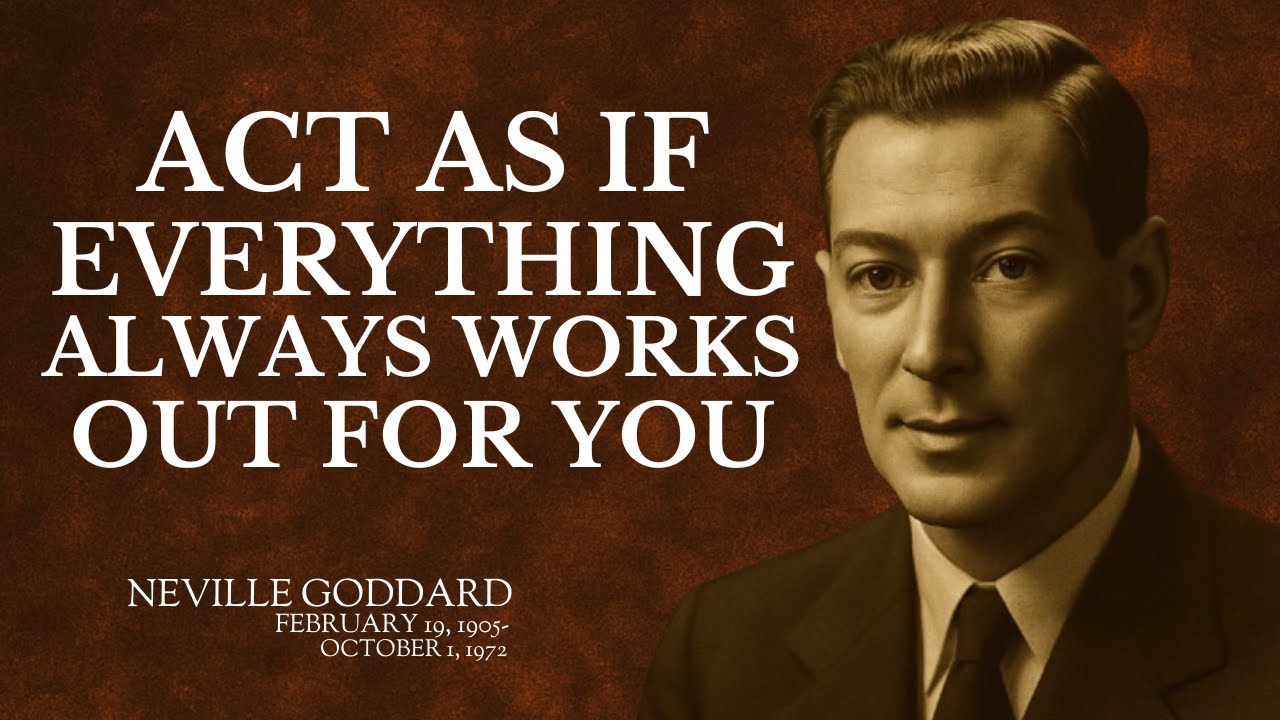 🎙️ ACT AS IF EVERYTHING ALWAYS WORKS OUT FOR YOU | Neville Goddard Style Manifestation Speech
