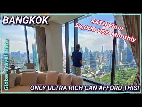 BANGKOK Ultra Luxury Penthouse Only Billionaires can Live here One 89 Wireless 🇹🇭 Thailand