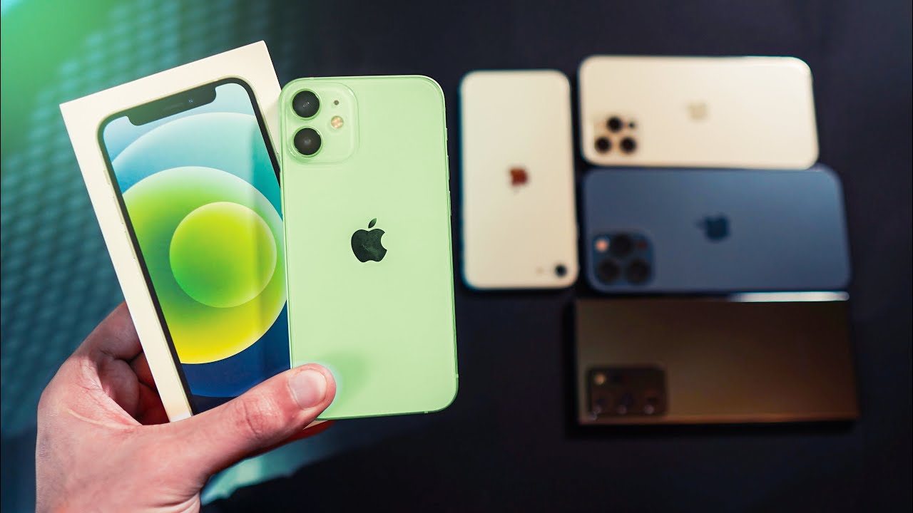iPhone 12 Mini GREEN Unboxing vs iPhone 12 Pro Max, iPhone SE, Note 20 Ultra & More!