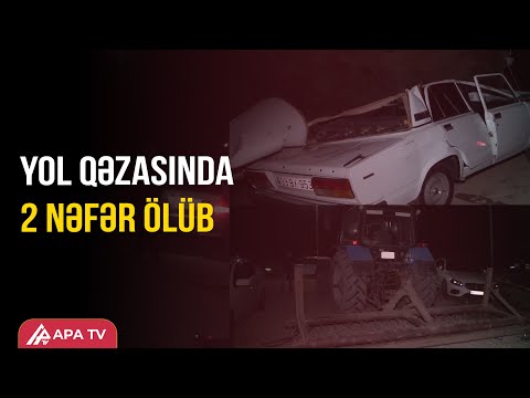 Kürdəmirdə qəza: ölən və yaralananlar var-APA TV