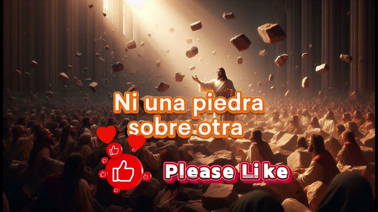 LECCIÓN #10 / NI UNA  PIEDRA SOBRE OTRA LUNES 02 DE SEPTIEMBRE