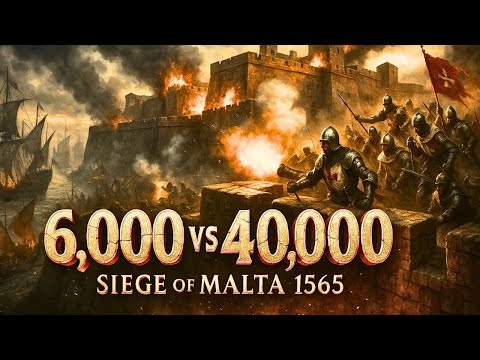 The Siege of Malta 1565: How 6,000 Defenders Crushed 40,000 Ottomans
