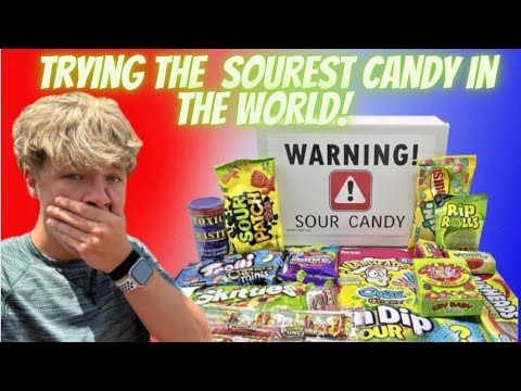 TRYING THE SOUREST CANDY IN THE WORLD!