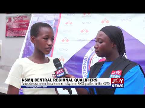 NSMQ Regional Qualifiers: Twin sisters share emotional moment as Nyakrom SHTS qualifies for the NSMQ