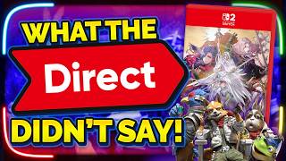 NEWS - What the Direct didn't Tell Us!