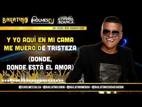 DONDE ESTA EL AMOR / ORQUESTA CALIENTE / VIDEO LIRYC LETRA / HOLMES DJ  SALSA ROMANTICA CON LETRAS.