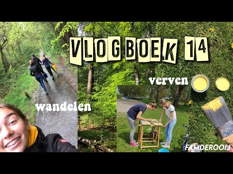 ZEiLBOOT DEURTJES VERVEN 🎨⛵️ & WANDELEN 🚶🏽‍♀️ || vlogboek 14 || famderooij
